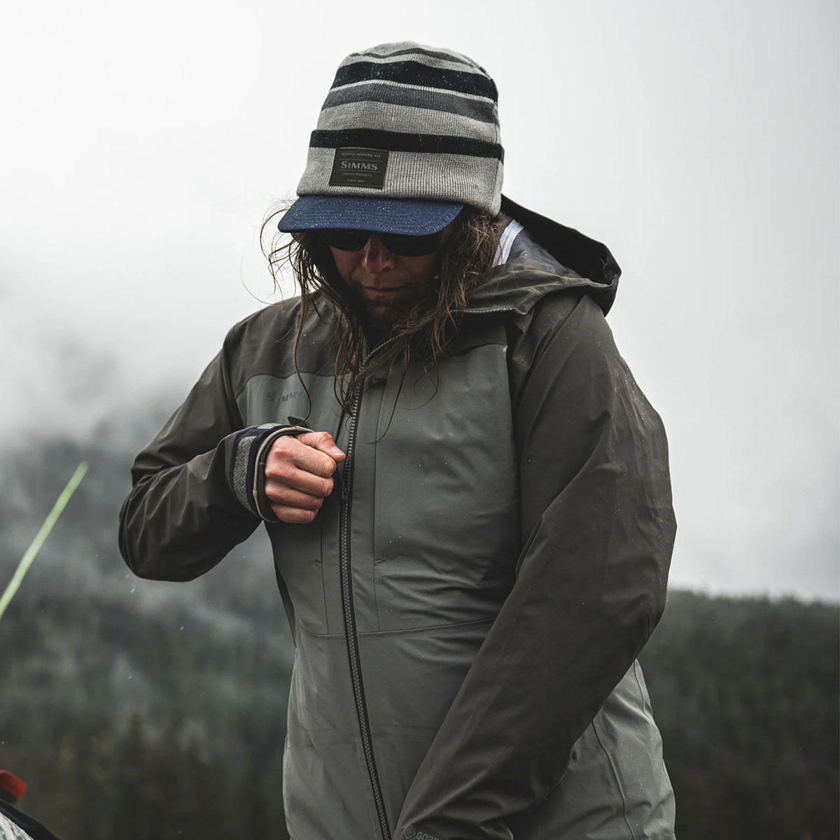 Женская куртка Simms G3 Guide Wading, цвет: Графитовый металлик — фото 12