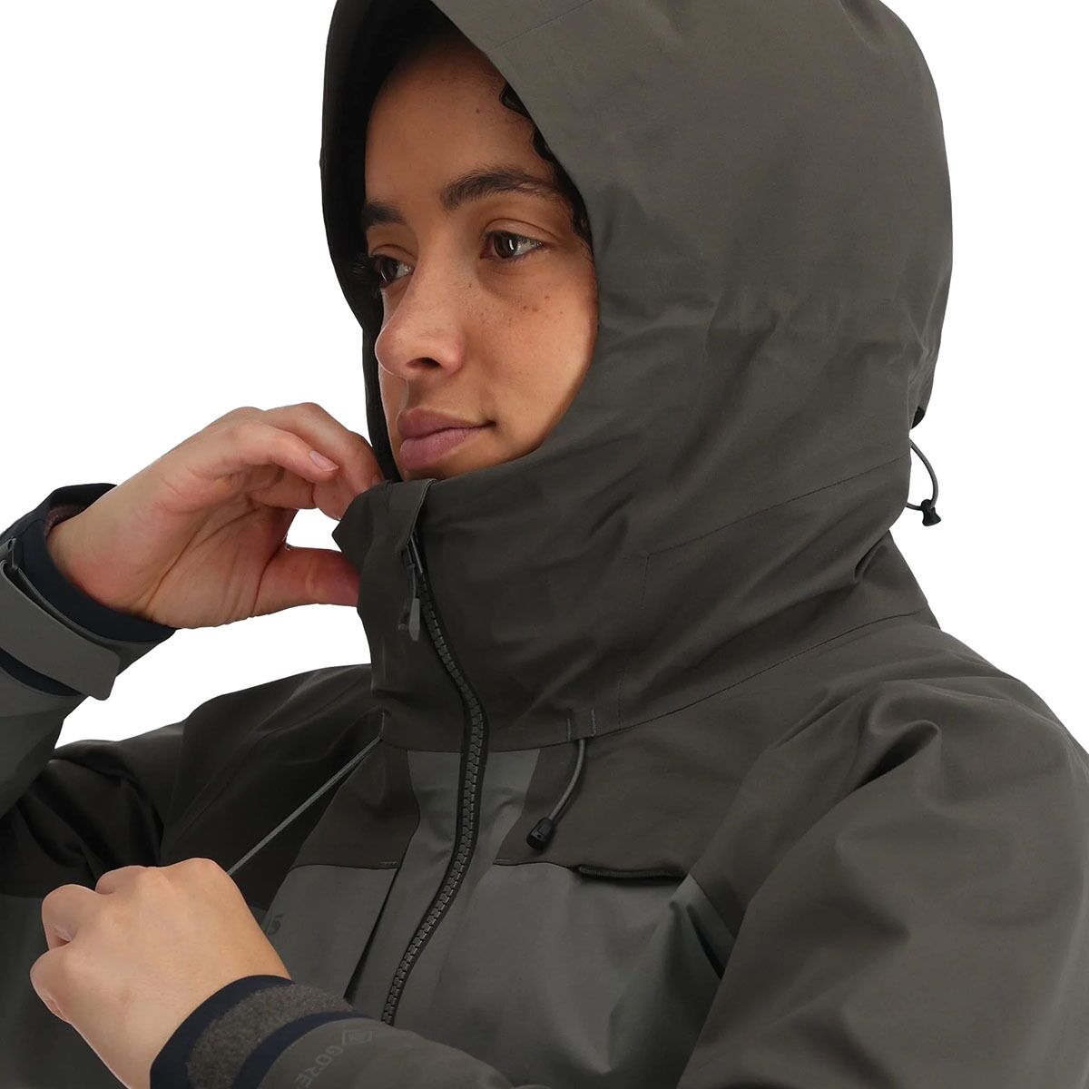 Женская куртка Simms G3 Guide Wading, цвет: Графитовый металлик — фото 4
