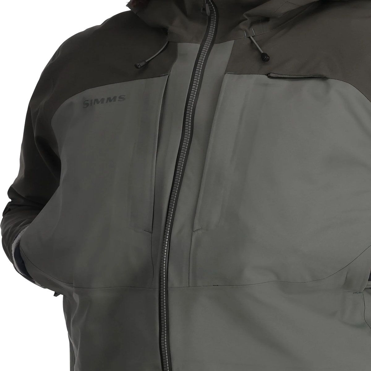 Женская куртка Simms G3 Guide Wading, цвет: Графитовый металлик — фото 7