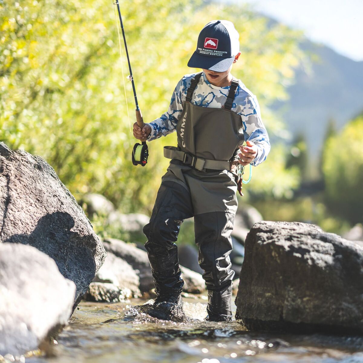 Simms Simms Tributary Stockingfoot Wader - Kids´