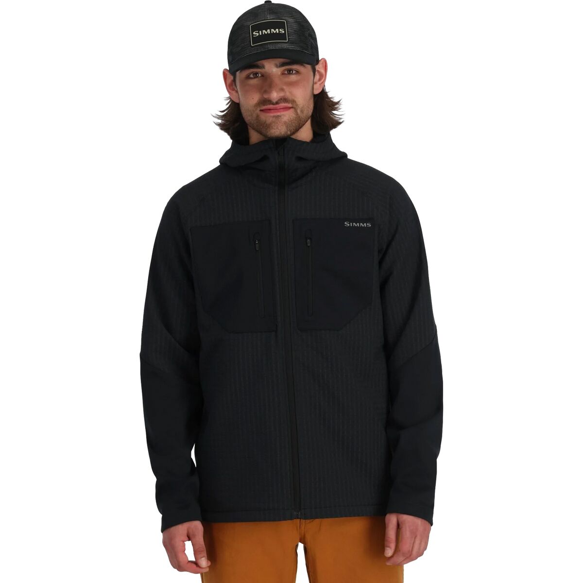 Мужское худи Simms Confluence, цвет: Чёрный