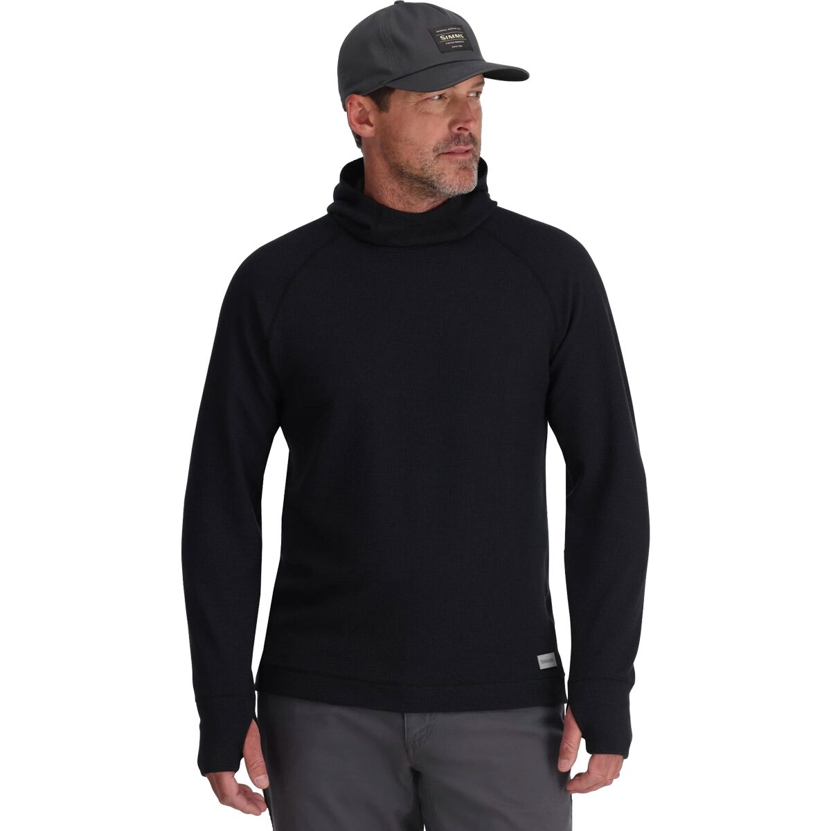 Мужское худи Simms Highline, цвет: Чёрный