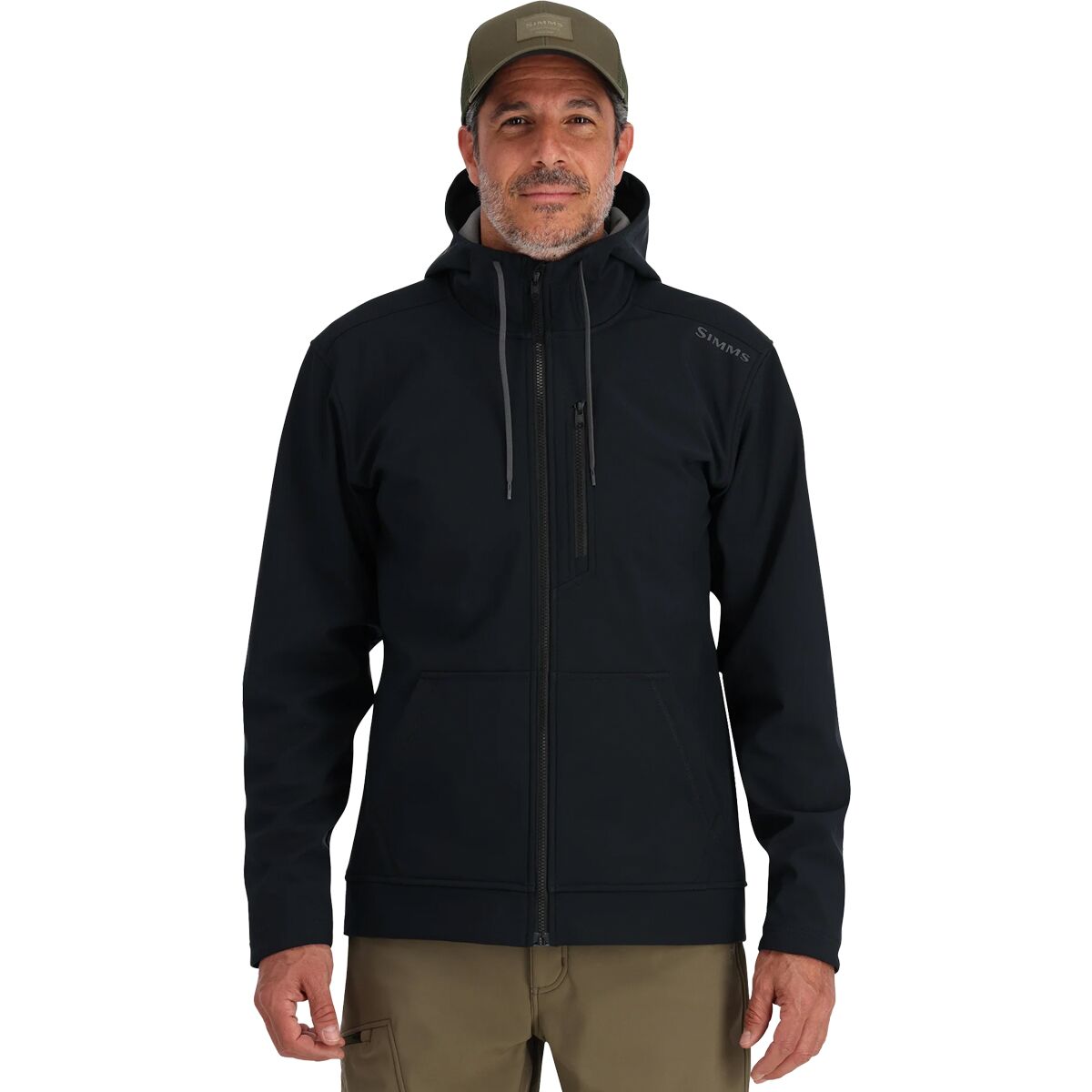 Мужское худи Simms Rogue, цвет: Чёрный