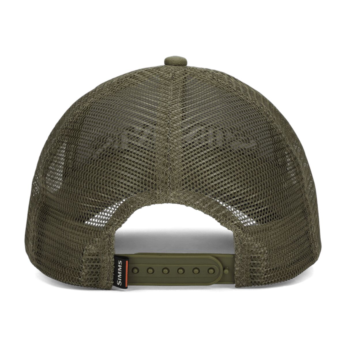 Кепка Simms Single Haul Trucker - Back Eddy Camo Fill, цвет: Тёмно-зелёный — фото 2