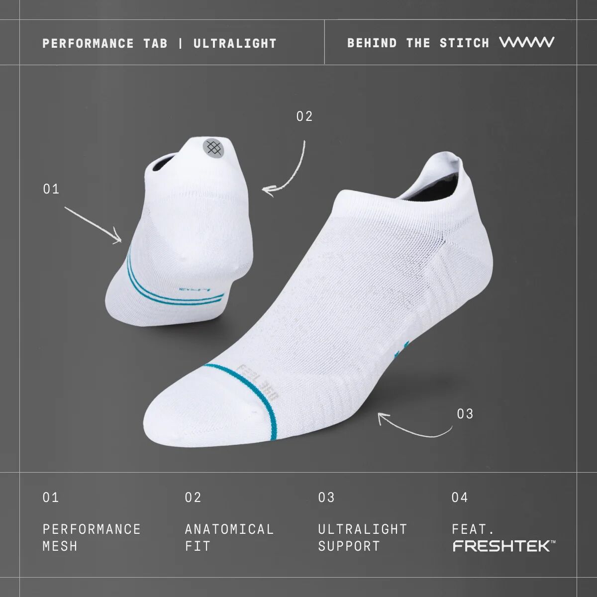 Stance Run Ultra Light Tab Sock
