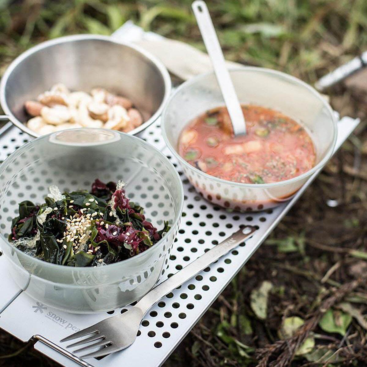 Snow Peak Titanium Fork and Spoon Set