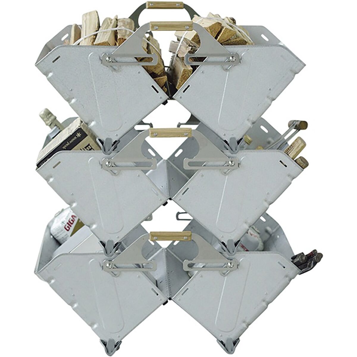Snow Peak Stacking Metal Shelf Container