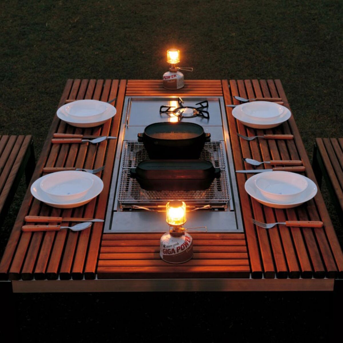 Snow Peak Garden Unit Table Set