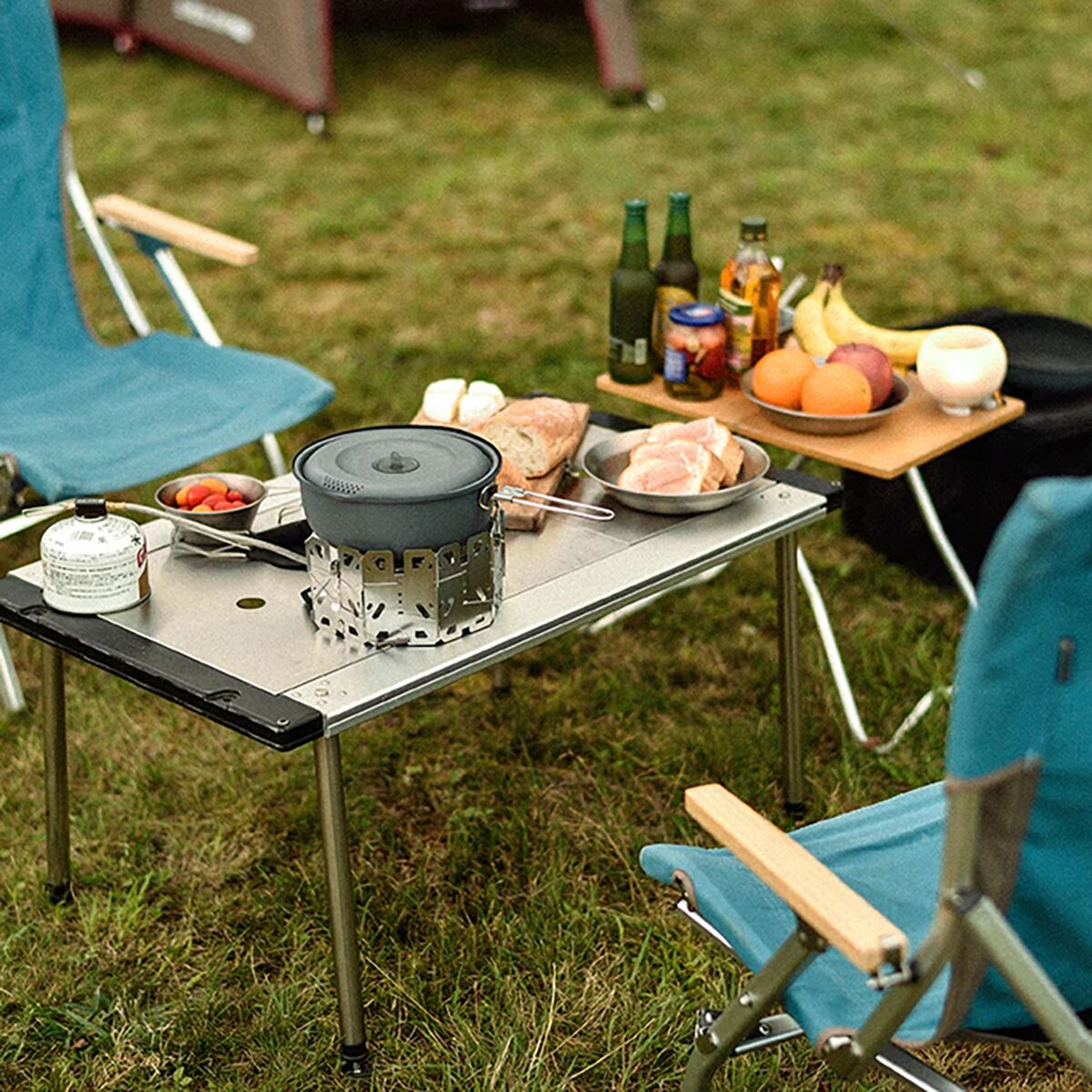 Snow Peak Iron Grill Table, Three Unit Frame