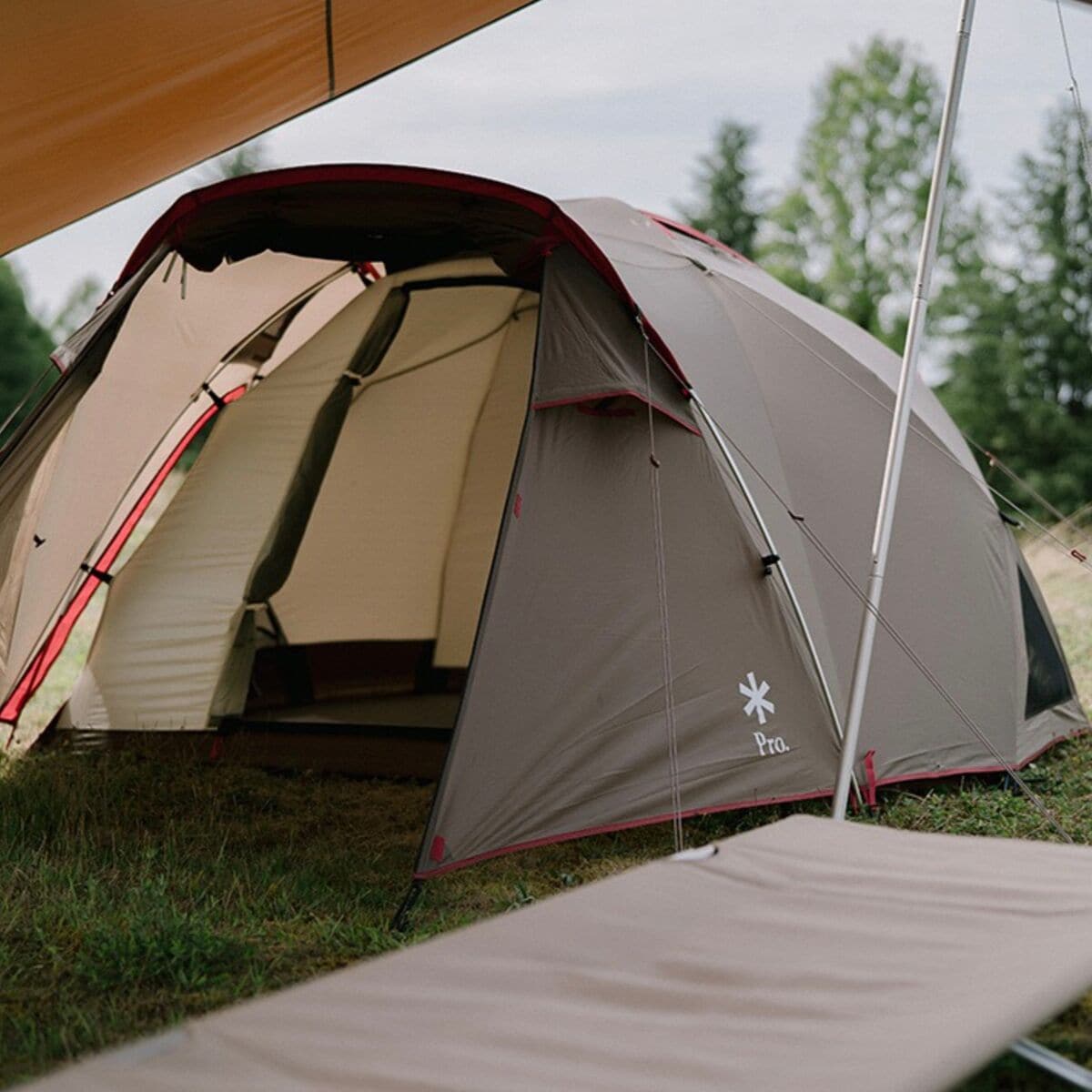 Snow Peak Land Breeze Pro. 3 Tent: 4-person 3-season - Hike & Camp