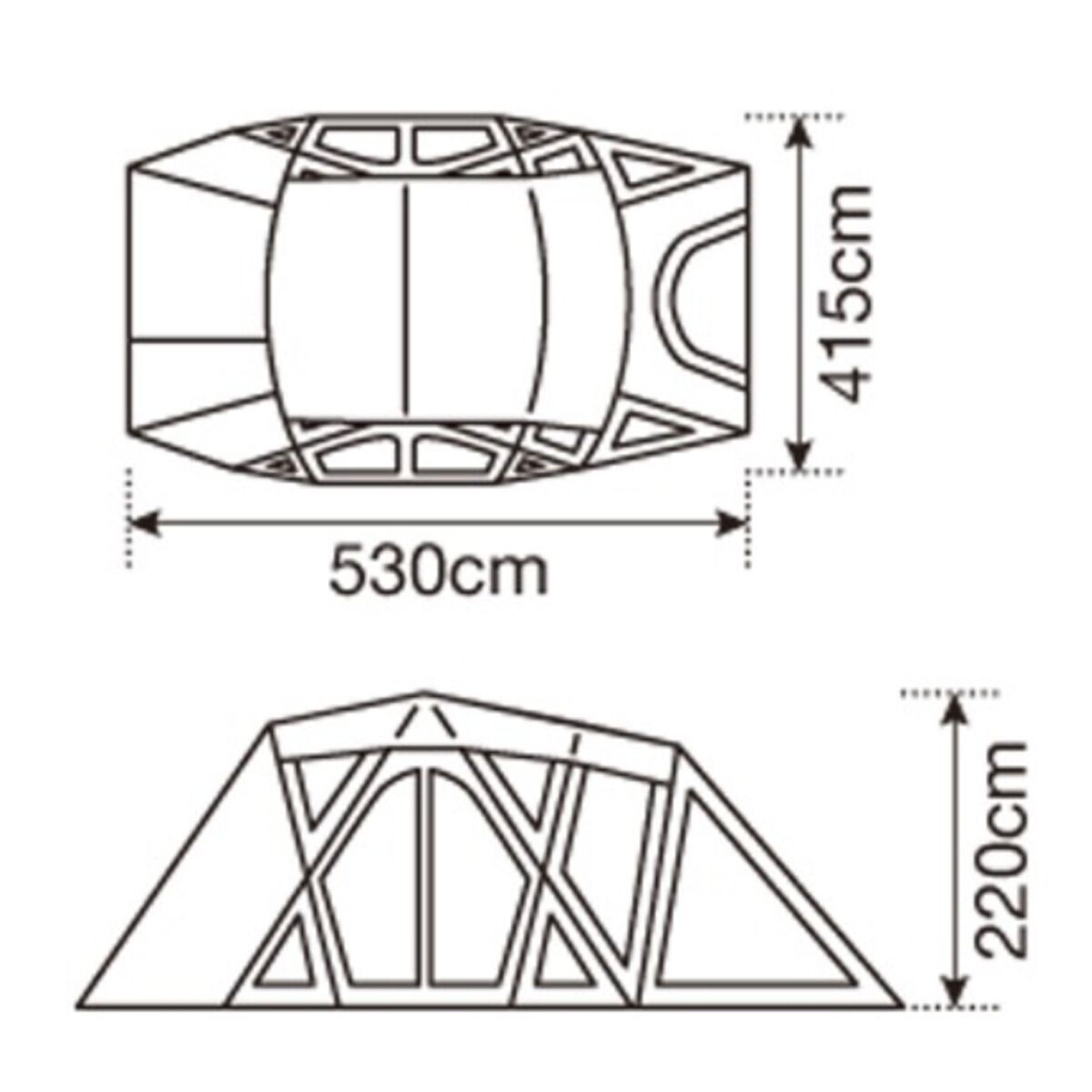 Snow Peak Living Shell Long Pro Tent 6Person 3Season Hike & Camp