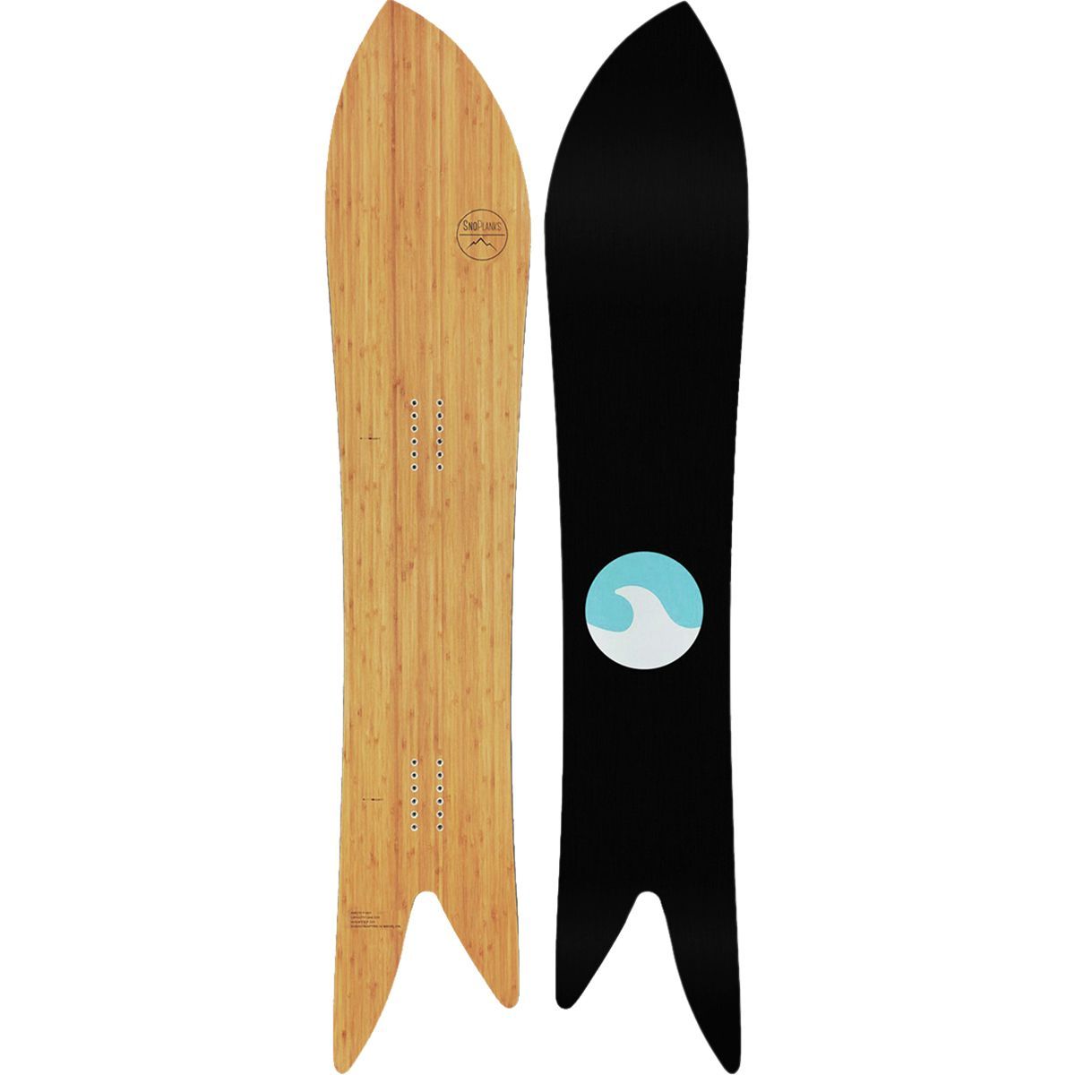 SnoPlanks Asym Fish Snowboard Men's