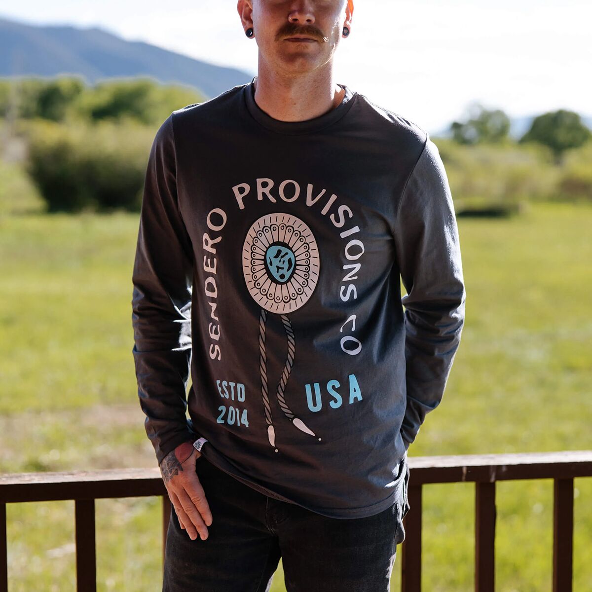 Sendero Provisions Co. El Bolo Long-Sleeve T-Shirt -...