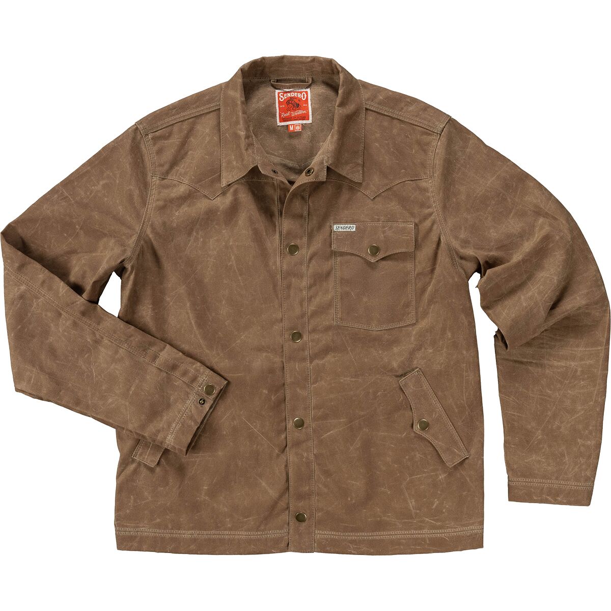 Мужская куртка Sendero Provisions Co. Rancho Waxed, цвет: Коричневый — фото 8