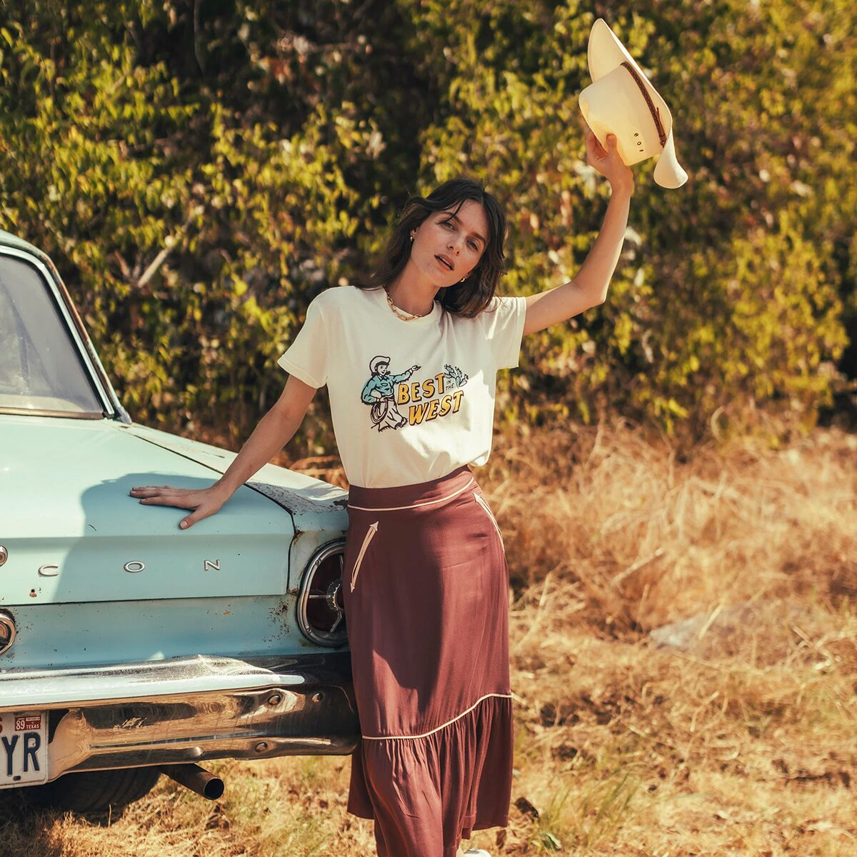 Sendero Provisions Co. Best In The West Crop T-shirt -...