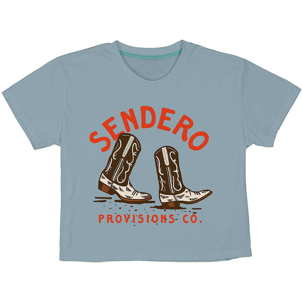 Женская футболка Sendero Provisions Co. High Stepper Boxy, цвет: Citadel — фото 1