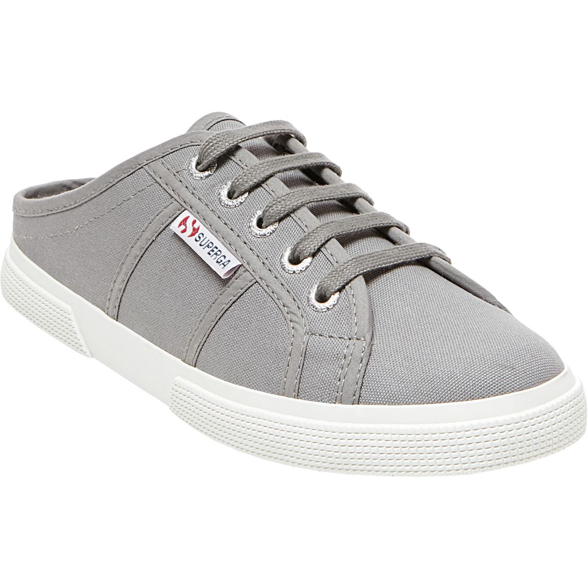 superga leather mules