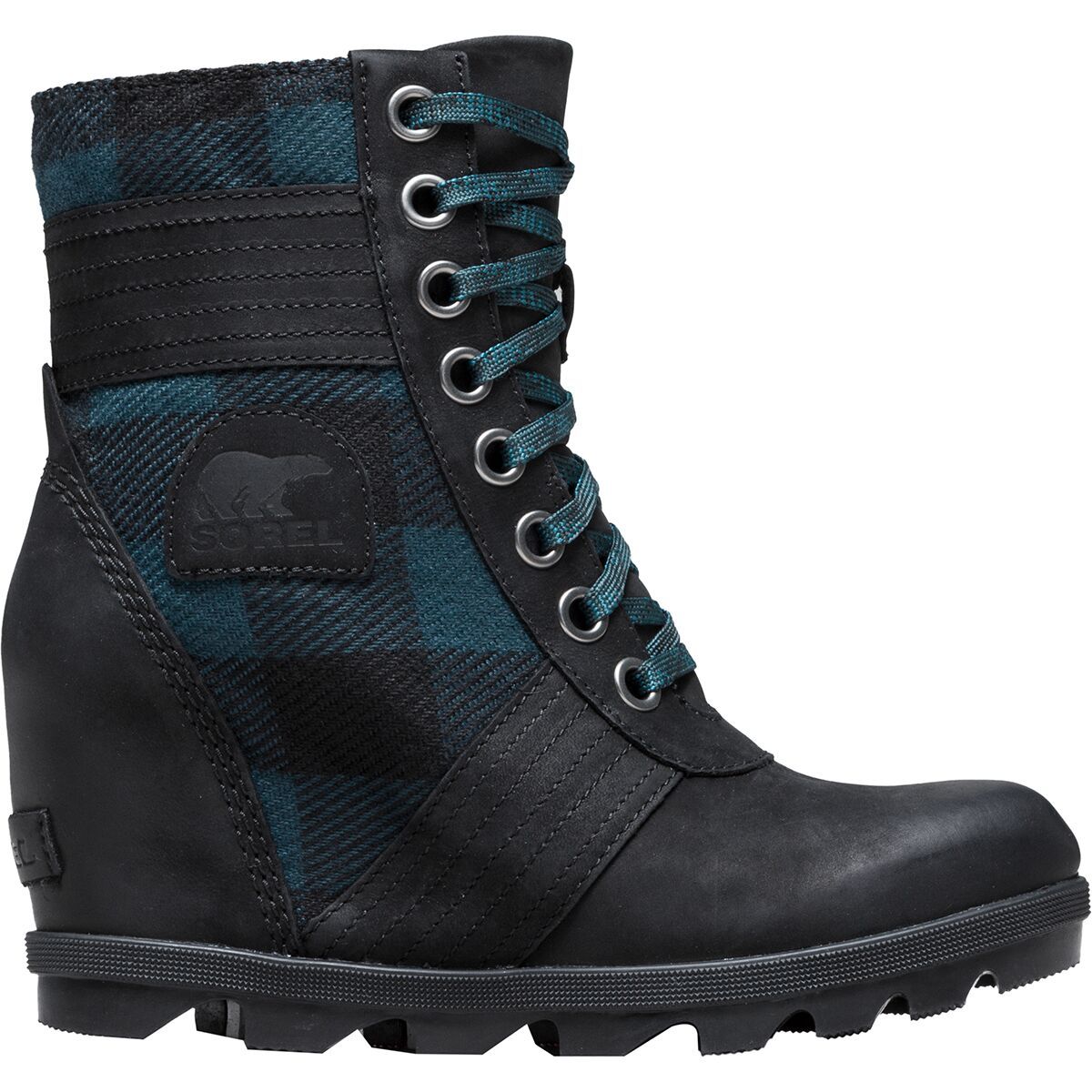sorel leopard wedge boots