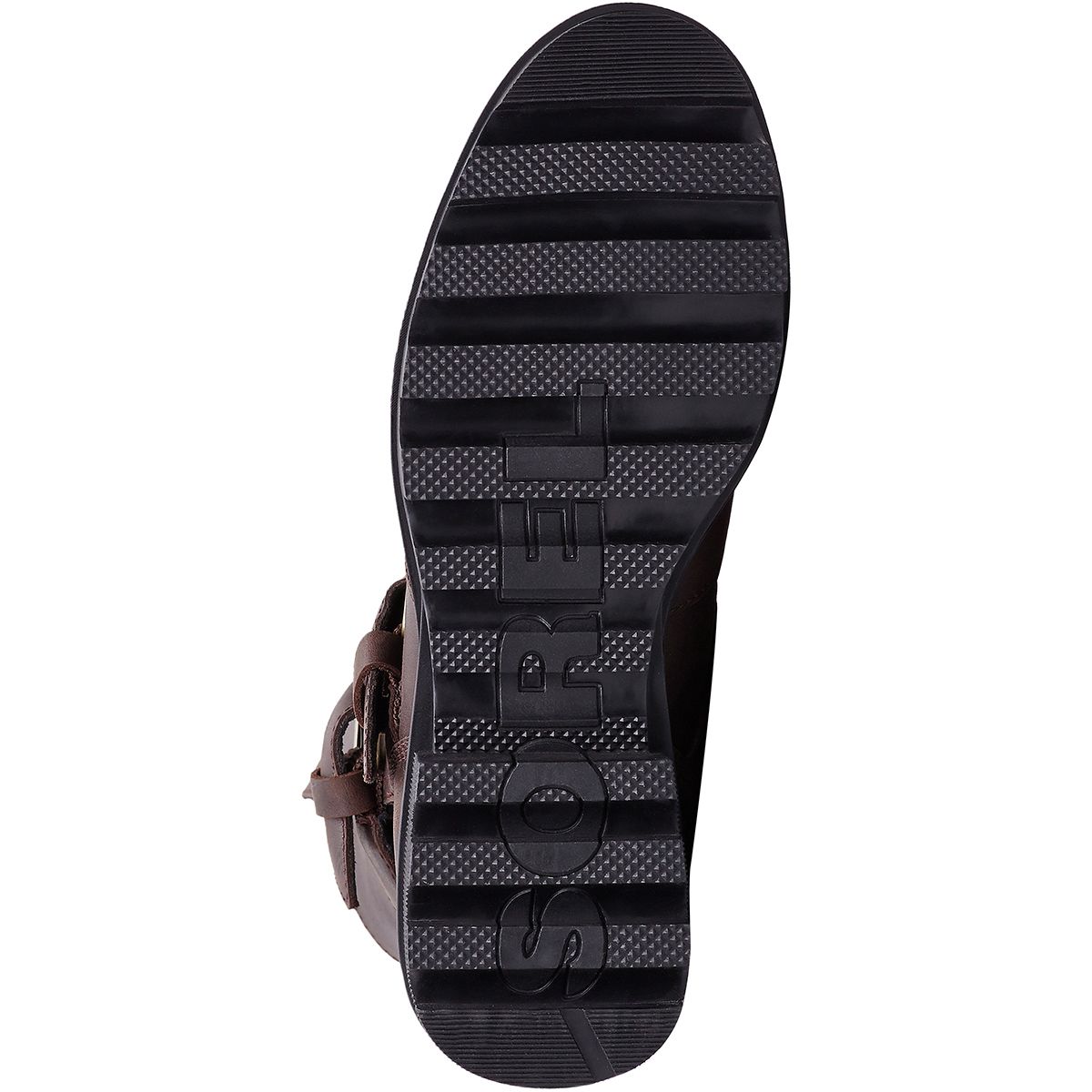 sorel phoenix lace leather bootie