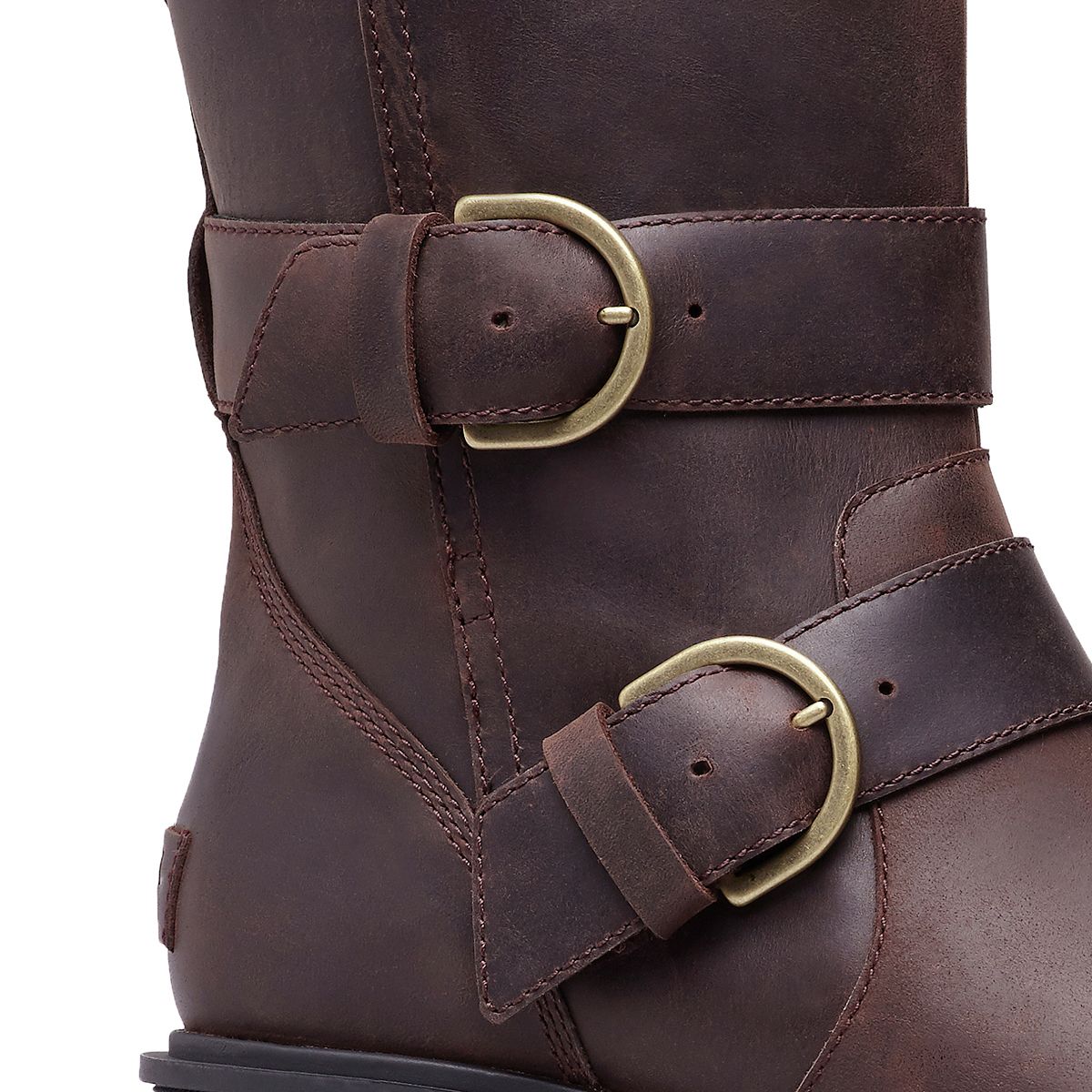 sorel phoenix lace leather bootie