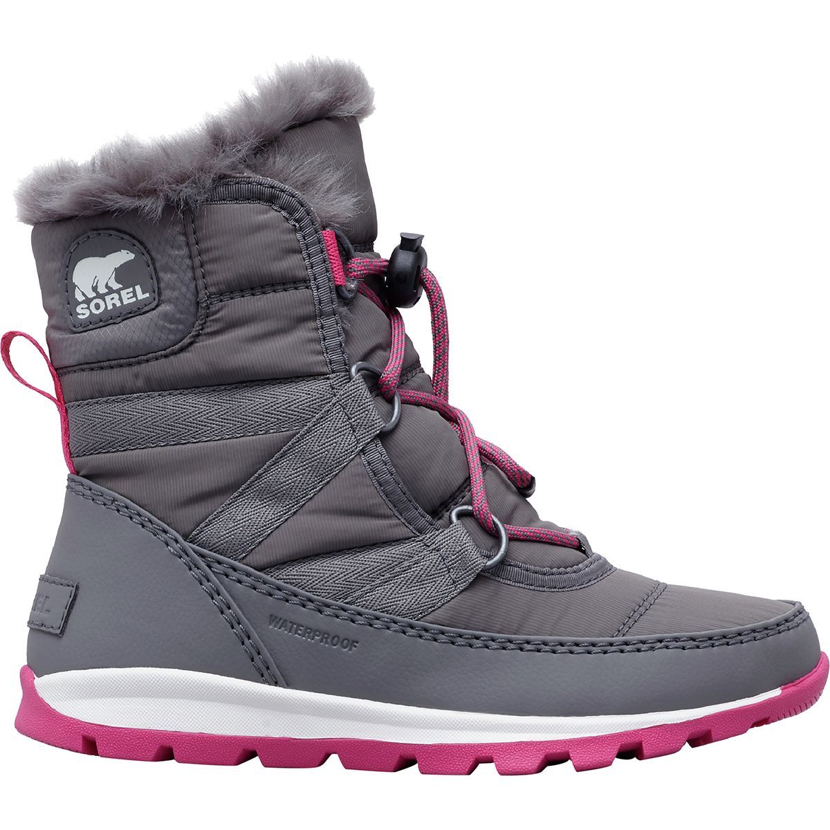 sorel whitney short lace nylon waterproof boots