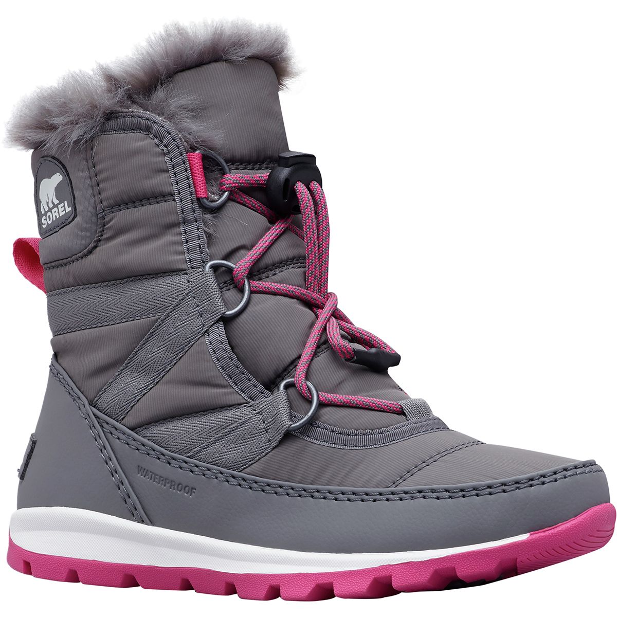 sorel whitney short lace nylon waterproof boots