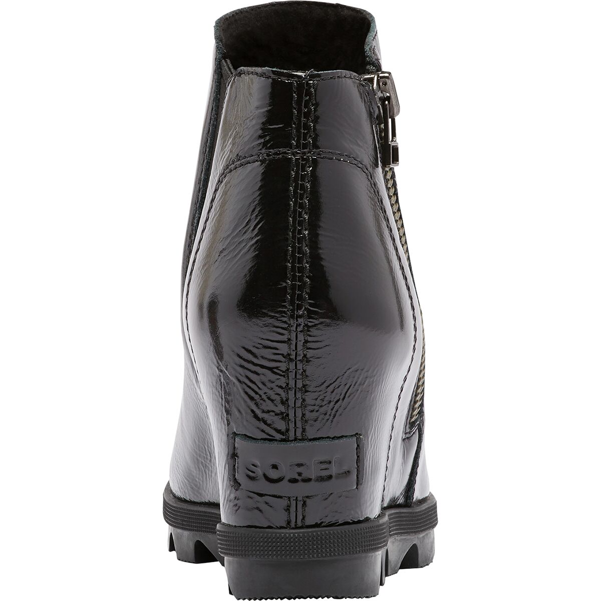 joan of arctic wedge zip boot