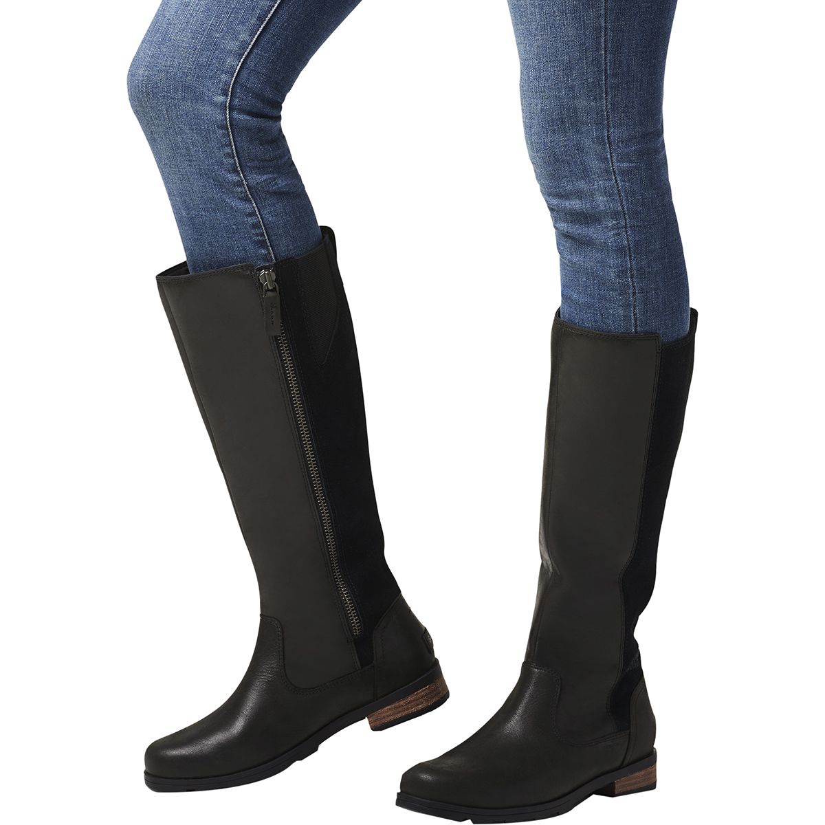 emelie leather tall boots