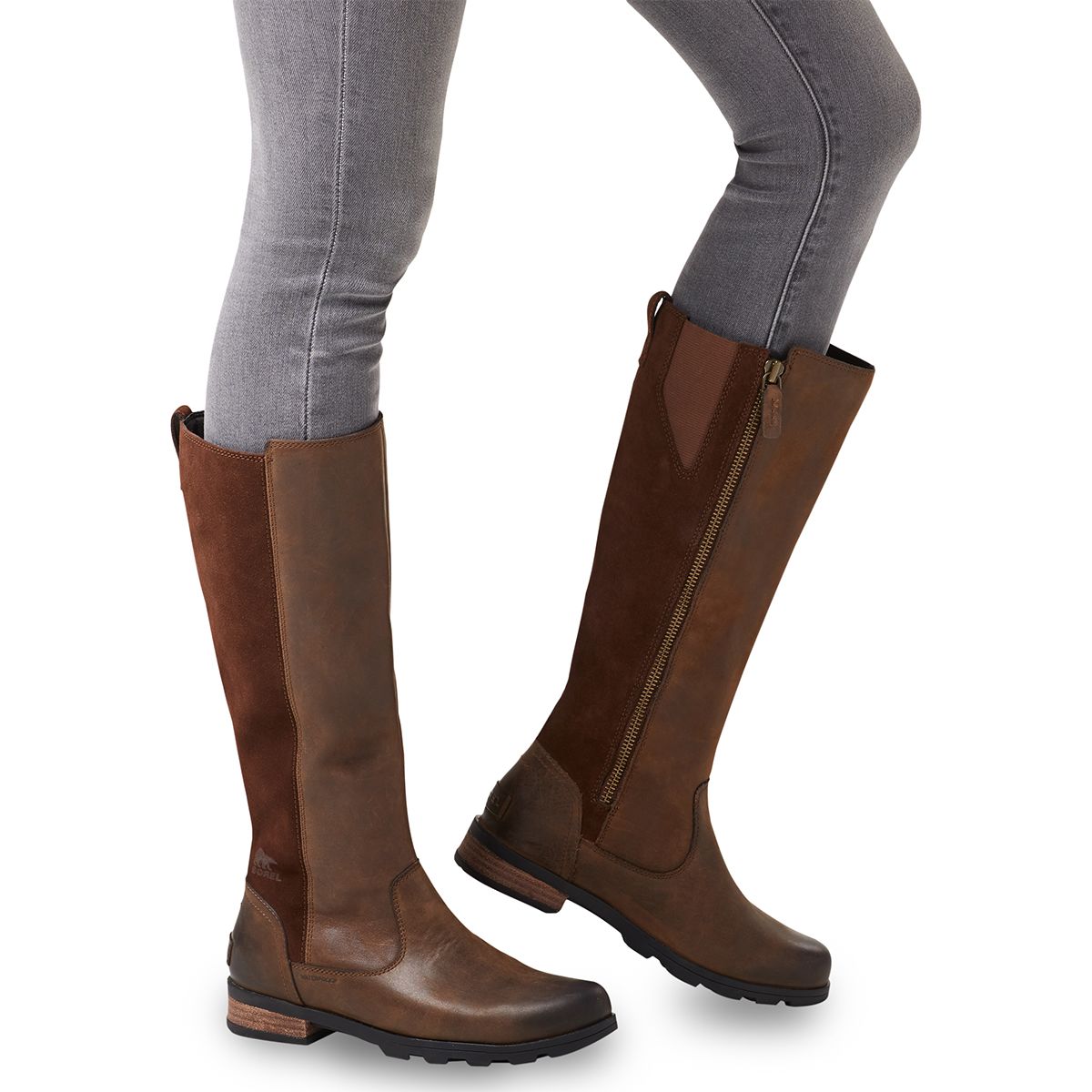 emelie leather tall boots