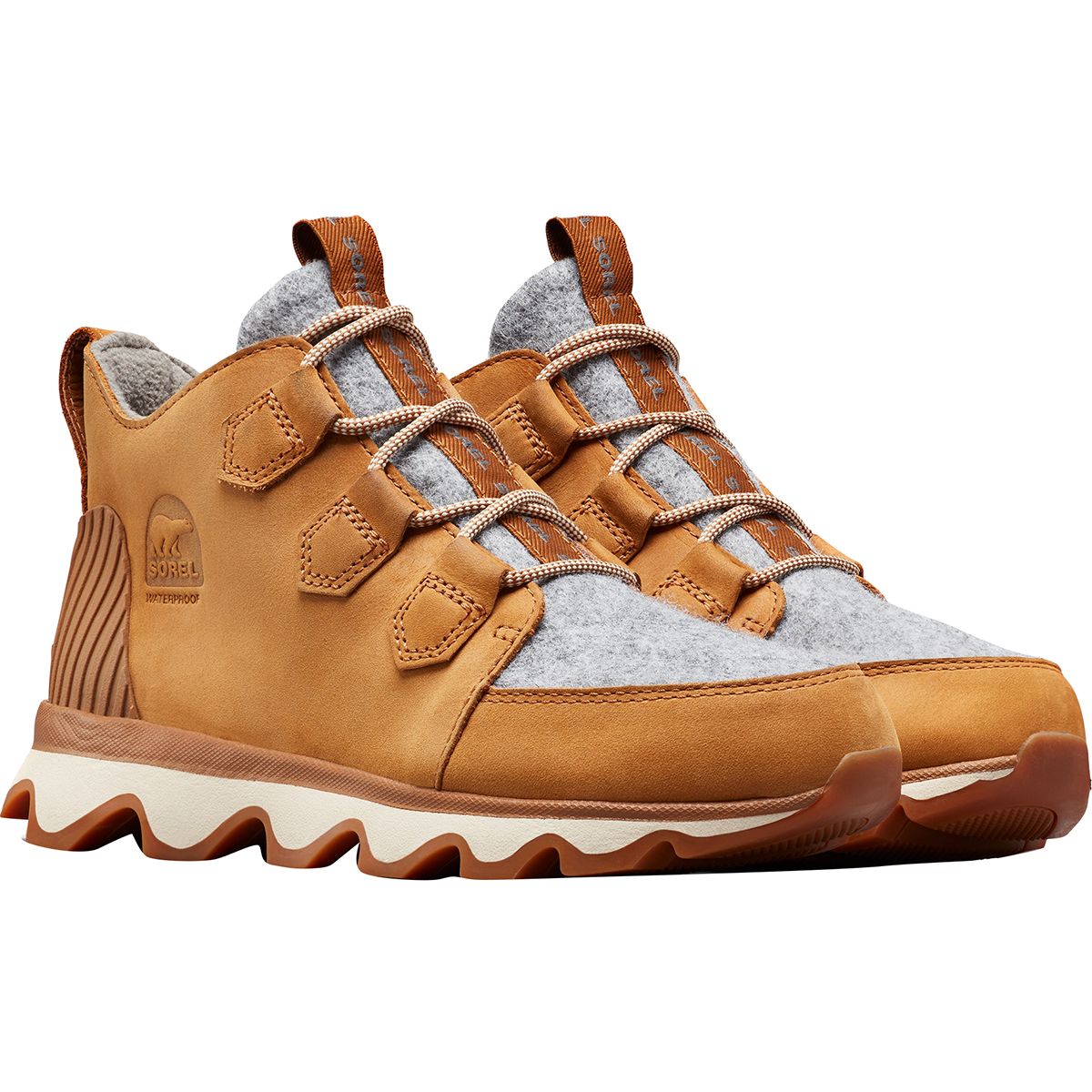 sorel women's kinetic nubuck leather platform booties