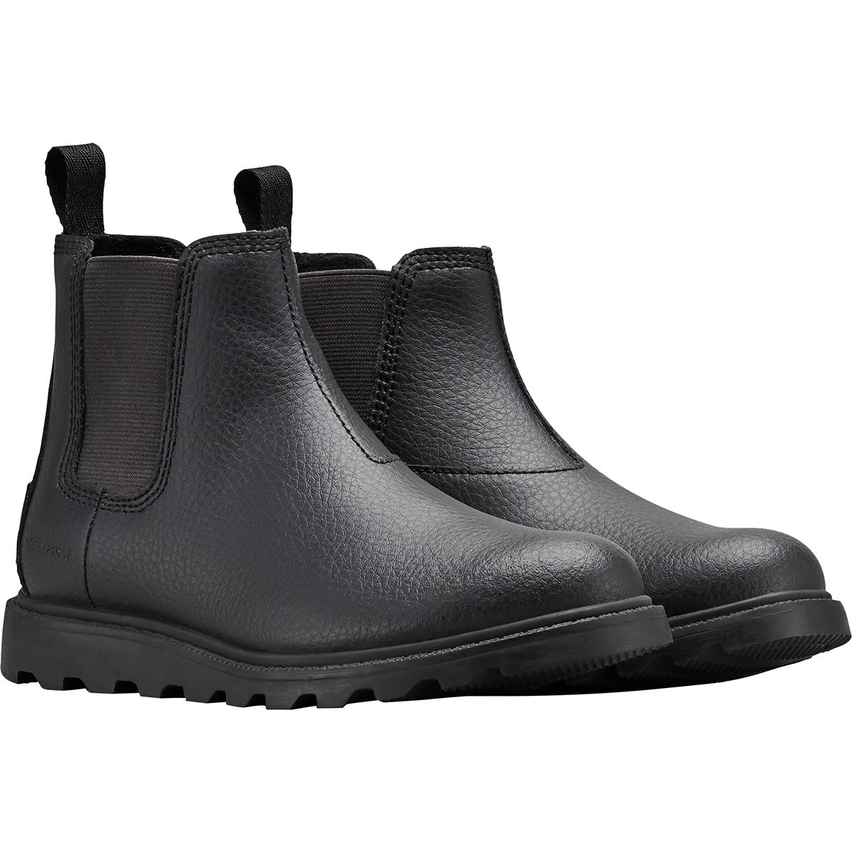 sorel madson chelsea waterproof leather boots