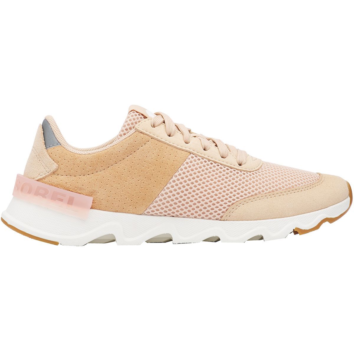 sorel kinetic lace sneaker natural tan
