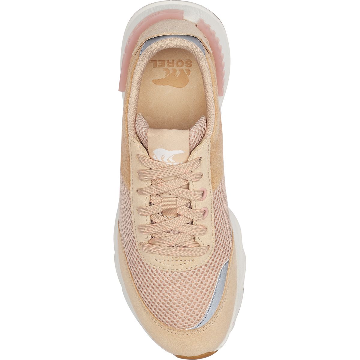 sorel kinetic lace sneaker natural tan