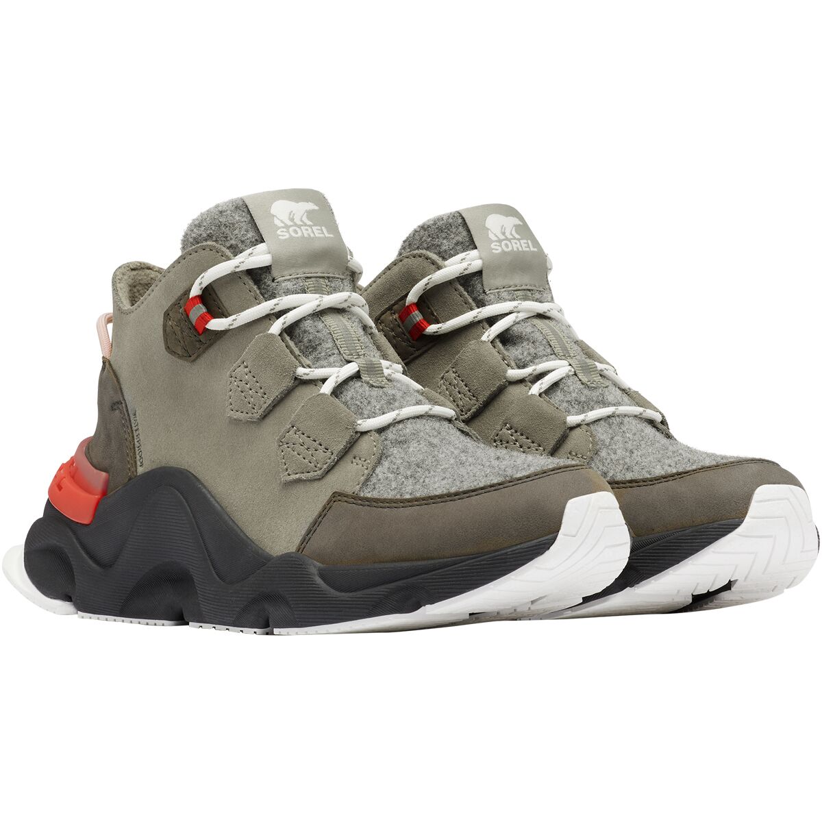 sorel kinetic caribou sandy tan