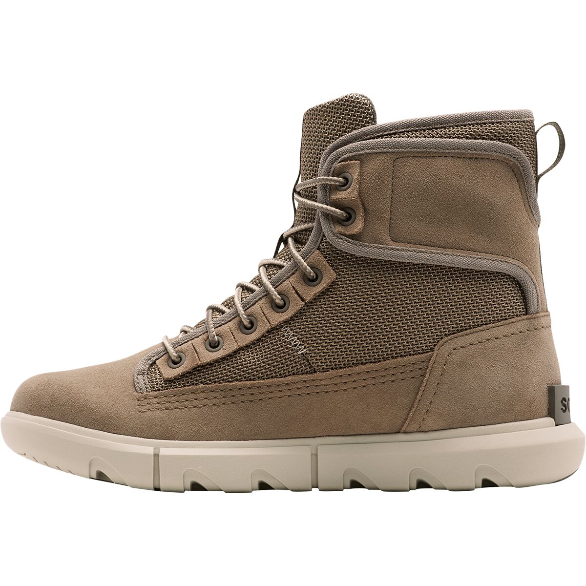 sorel women's kinetic caribou lace up sneakers