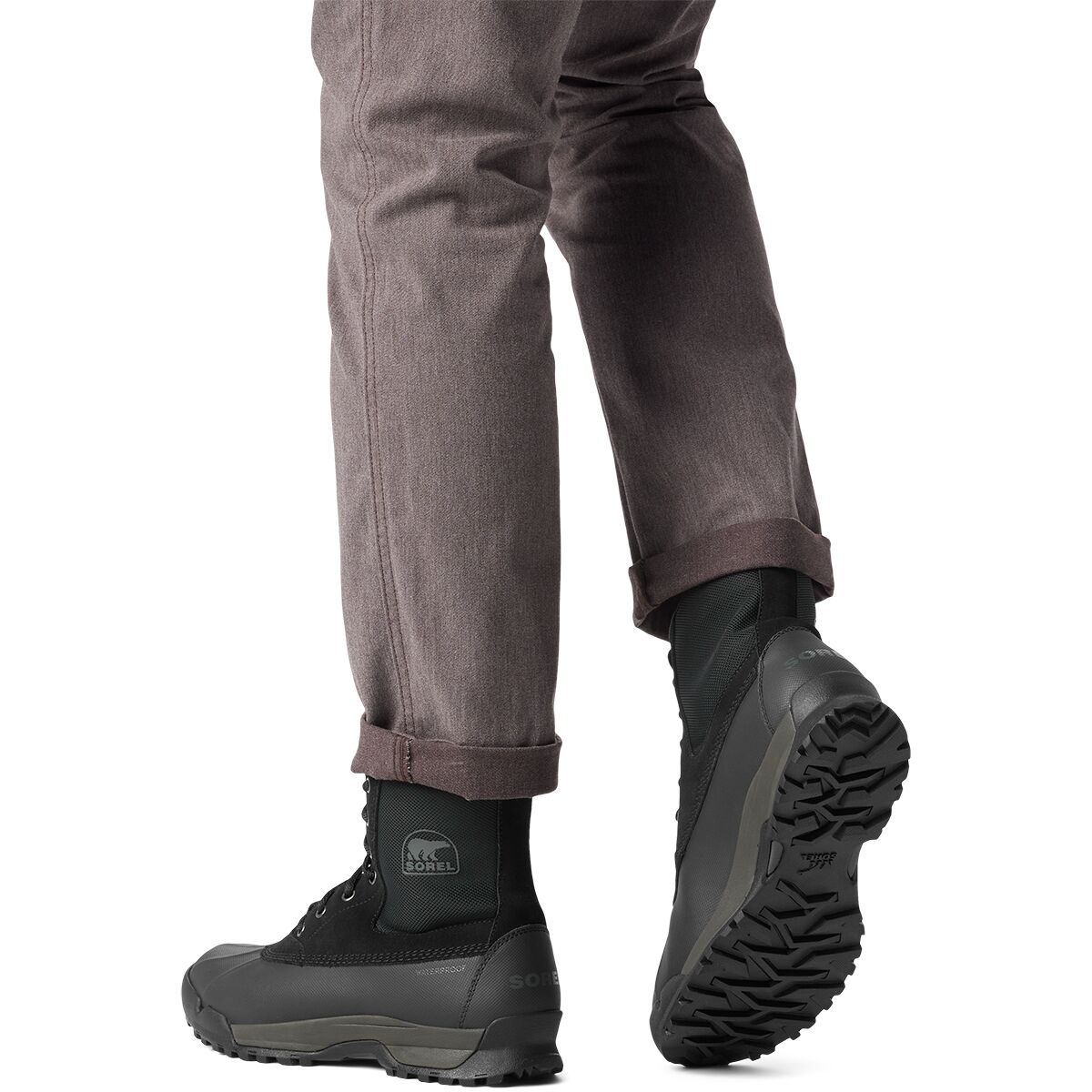 Мужские ботинки SOREL Buxton Lite WP Boot, цвет: Чёрный — фото 5