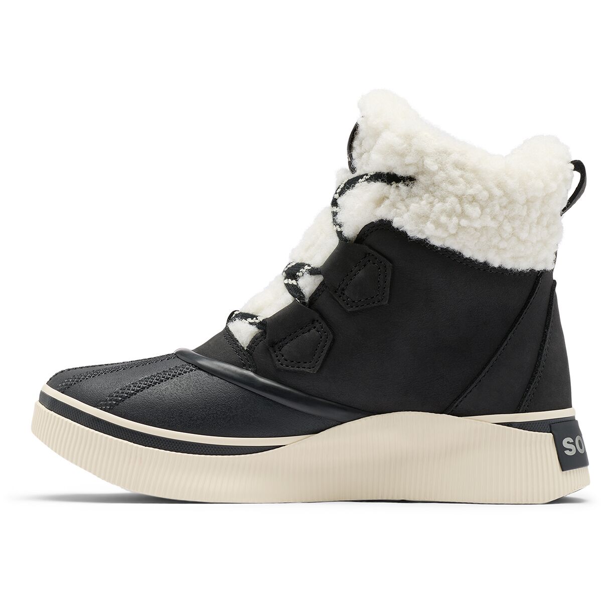 Женские ботинки SOREL Out N About IV Chillz Waterproof Boot, цвет: Чёрный / Морская соль — фото 8