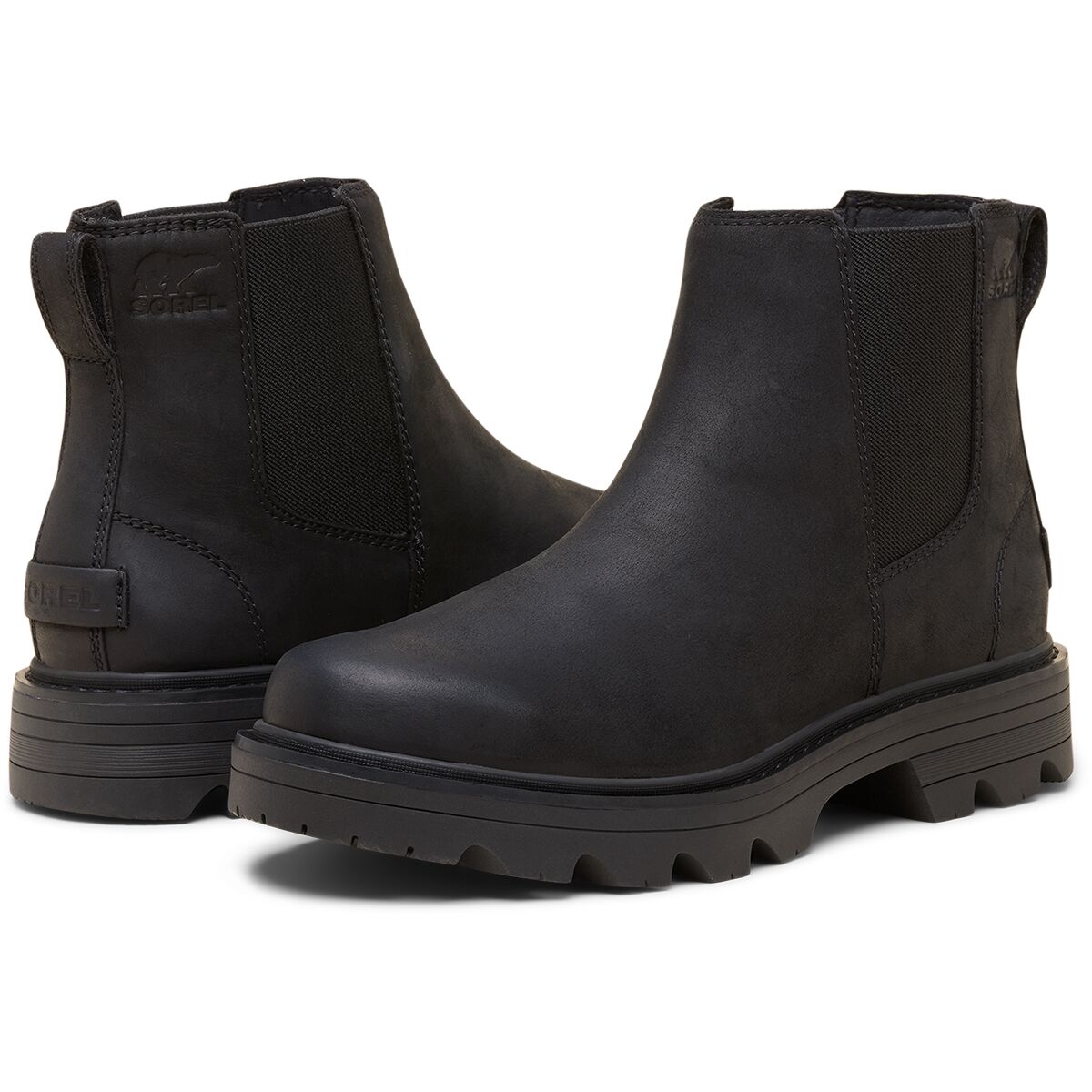 Женские ботинки SOREL Revel RD WP Chelsea Boot, цвет: Чёрный — фото 4