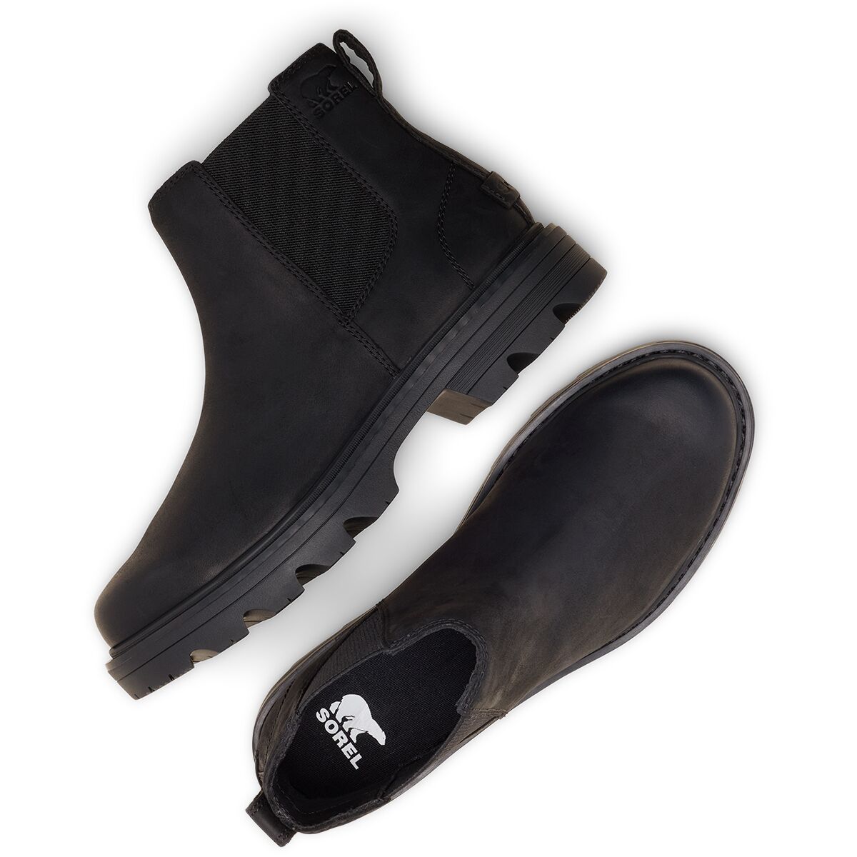Женские ботинки SOREL Revel RD WP Chelsea Boot, цвет: Чёрный — фото 10