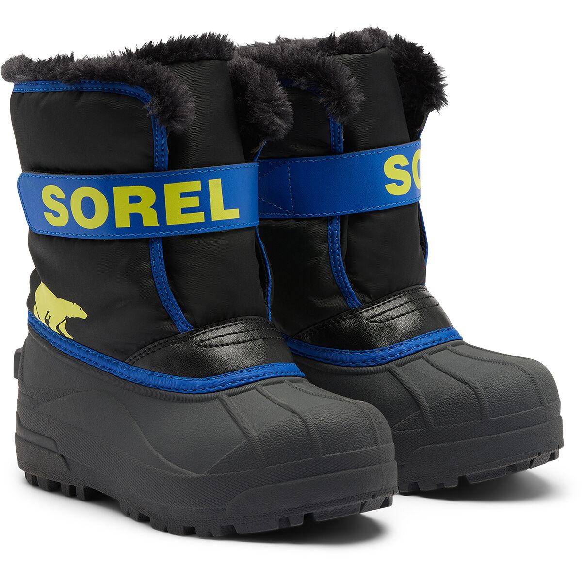 Детские ботинки SOREL Snow Commander Boot, цвет: Чёрный — фото 7