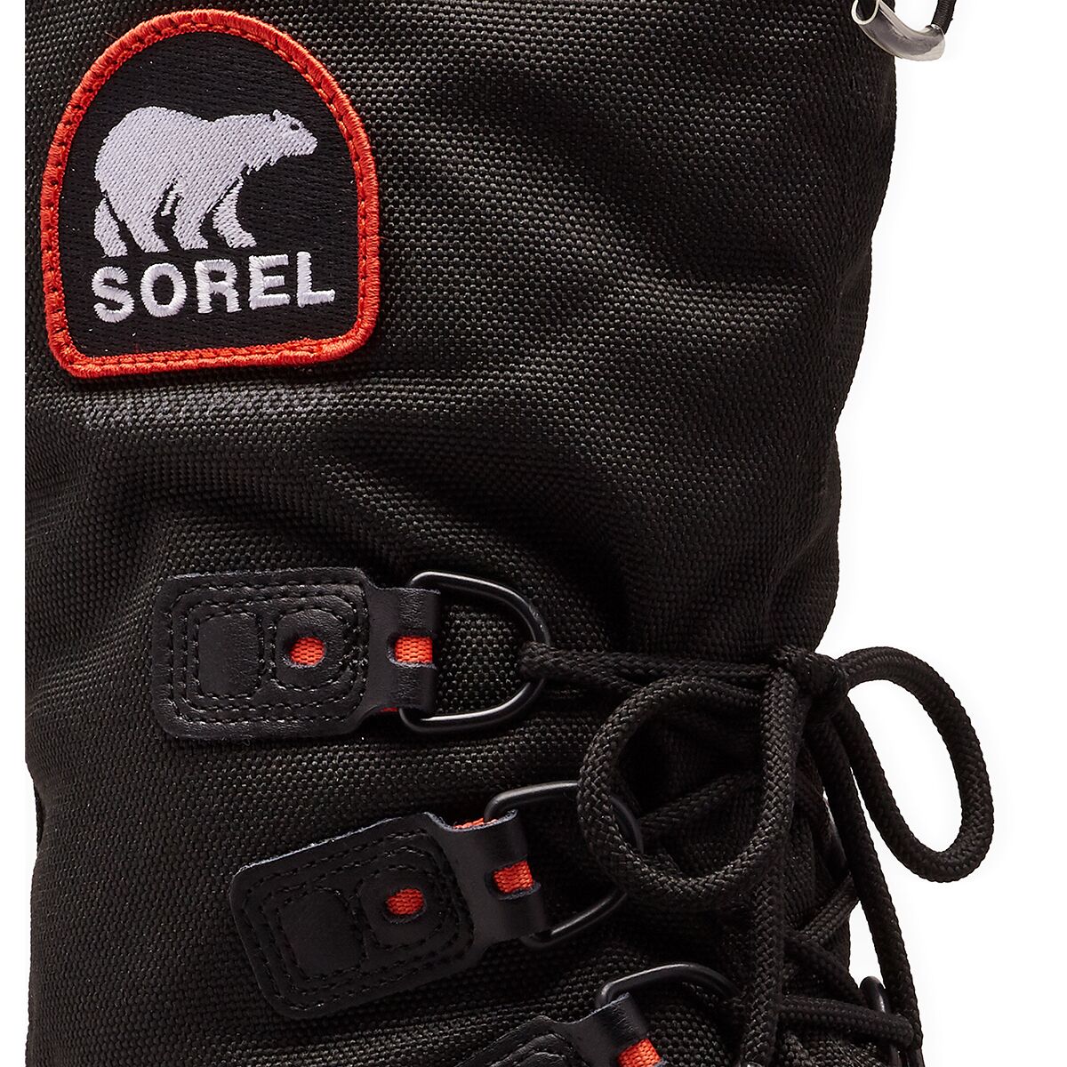 Женские ботинки SOREL Glacier XT Boot, цвет: Чёрный / Красный кварцевый — фото 4