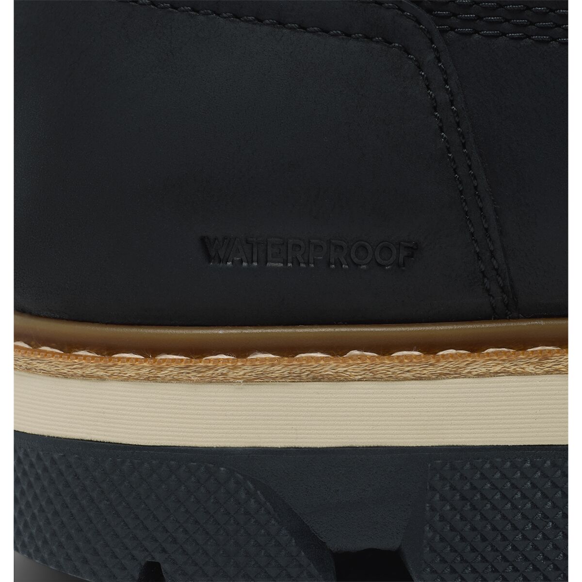 Мужские ботинки SOREL Lark-47 Moc Toe WP Boot, цвет: Чёрный / Выбеленный — фото 5