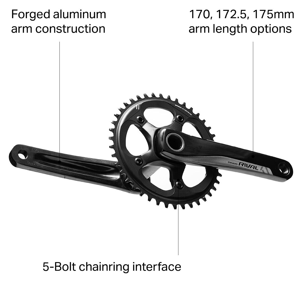 SRAM Rival 1 GXP Crankset