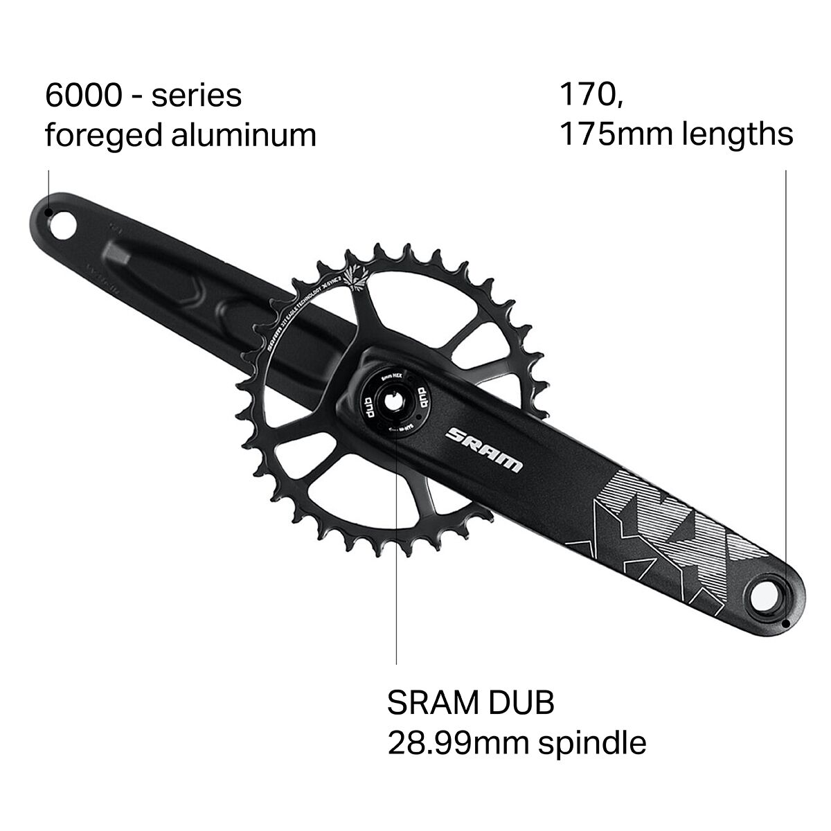 SRAM NX Eagle DUB Crankset