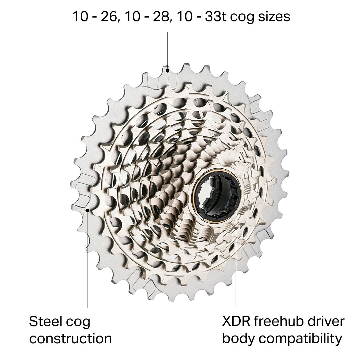 SRAM Red XG-1290 E1 Rainbow 12-speed 10-30T Cassette
