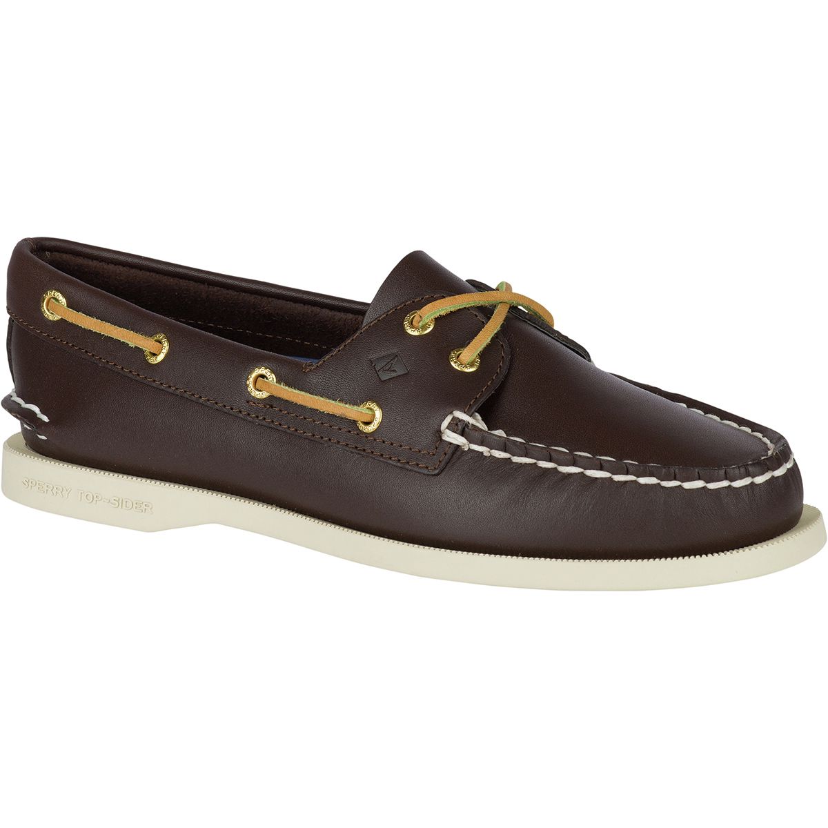 cream colored sperrys