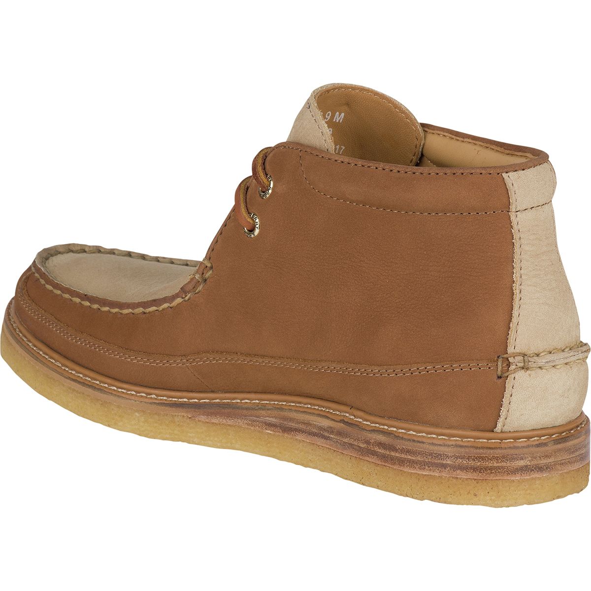 sperry gold crepe chukka
