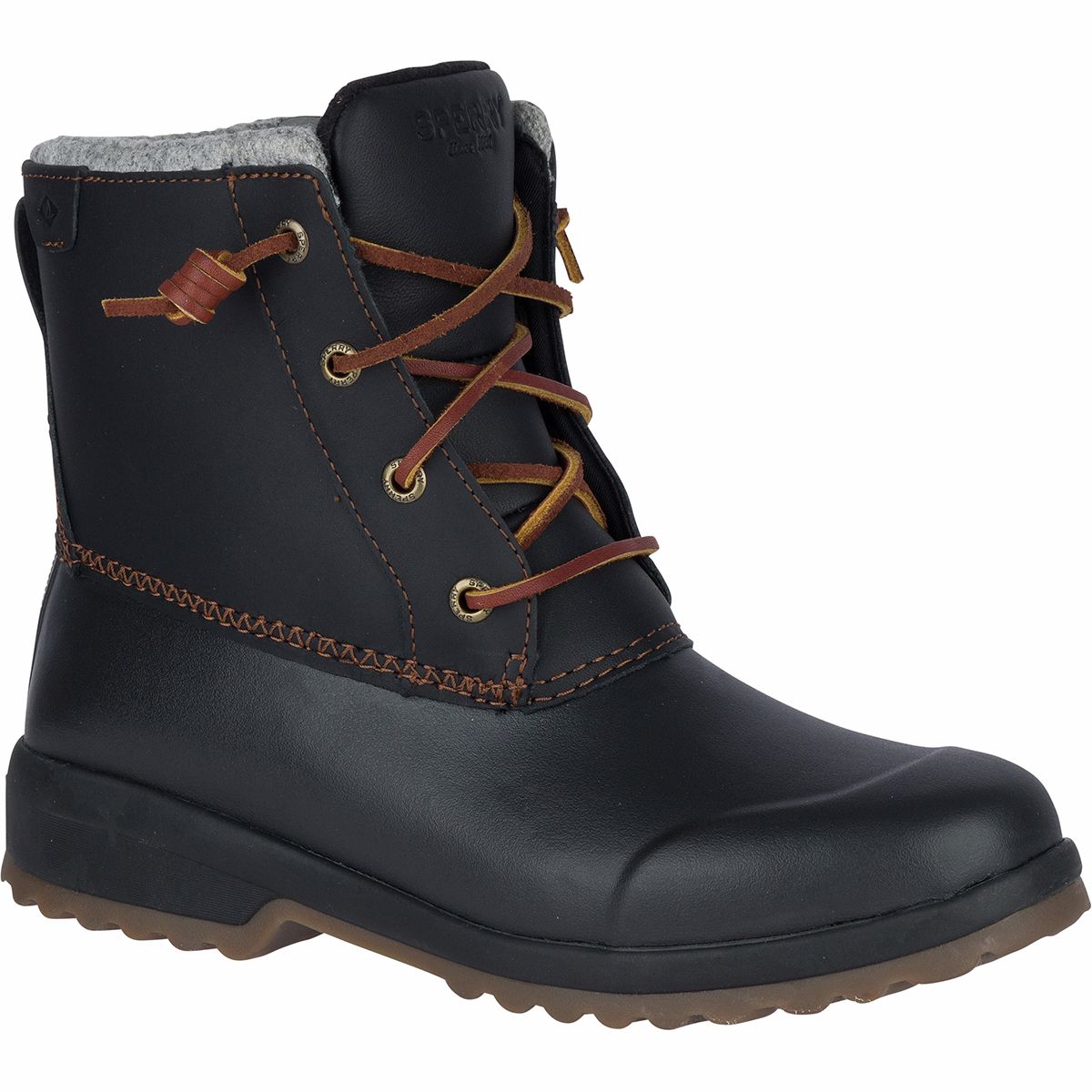 sperry women's maritime winter boot leather