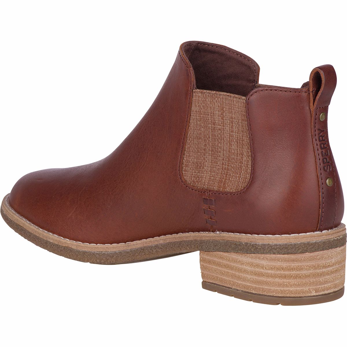 sperry maya leather chelsea boots