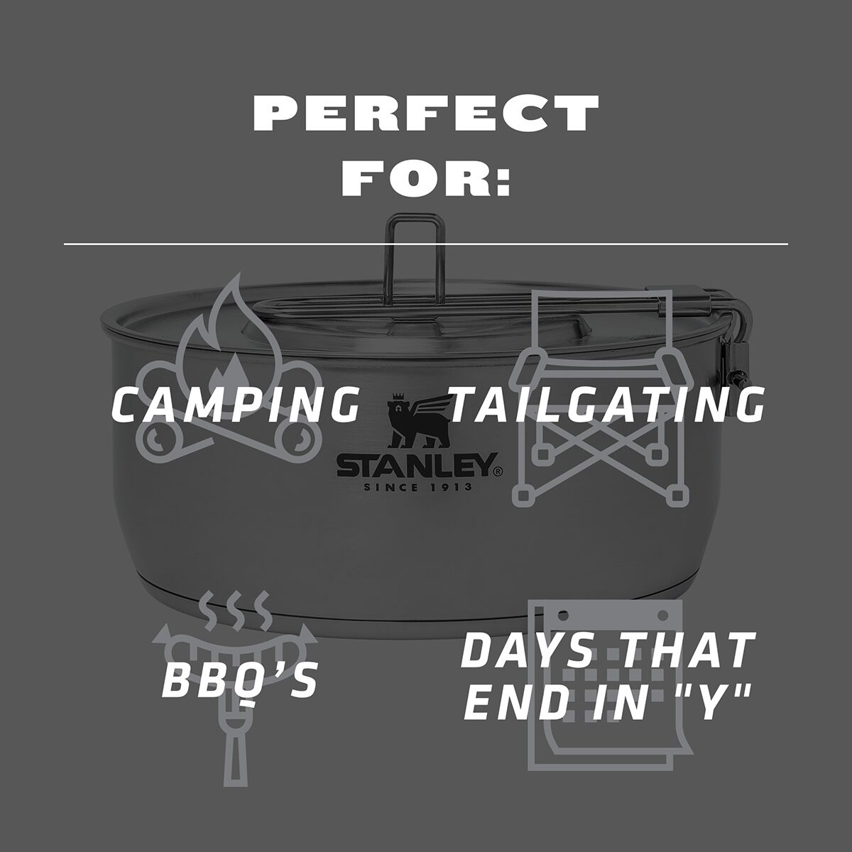 Stanley Adventure Full Kitchen Base Camp 4Person Cook Set Hike & Camp